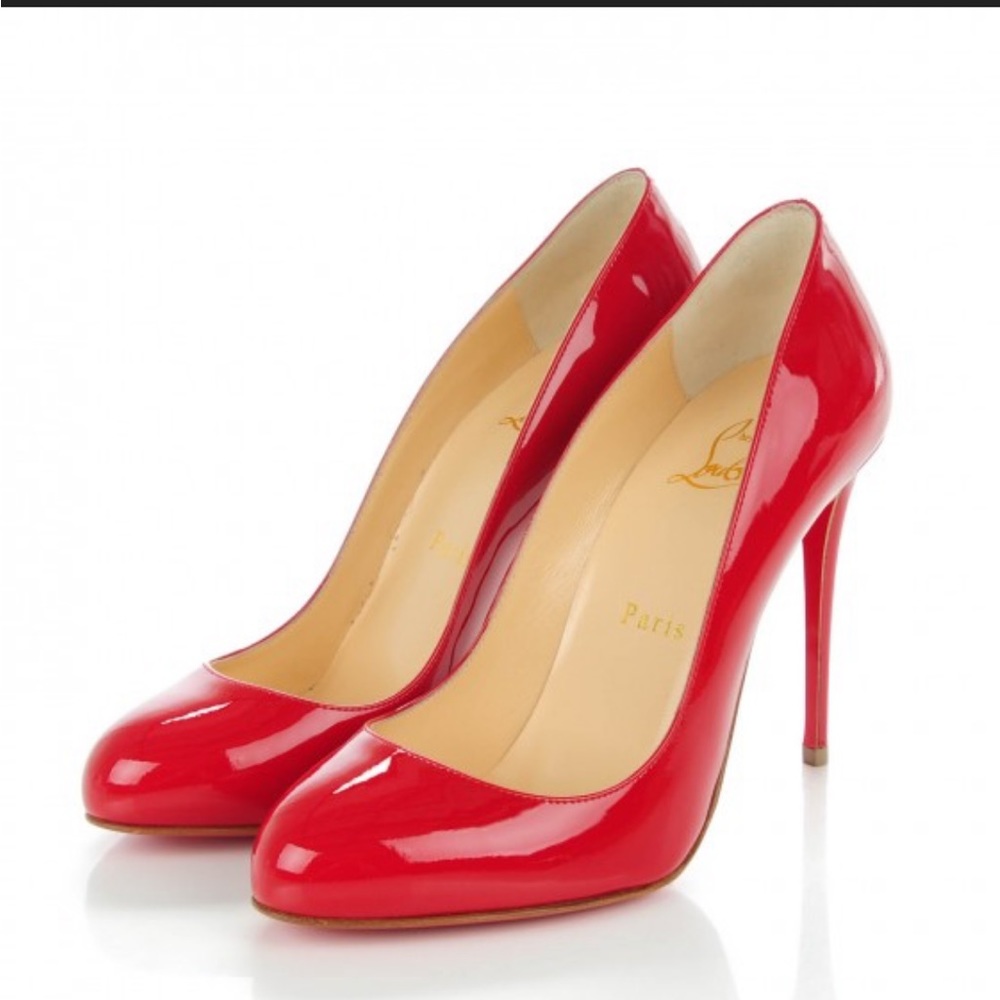 Dorissima 100 Patent Round Red